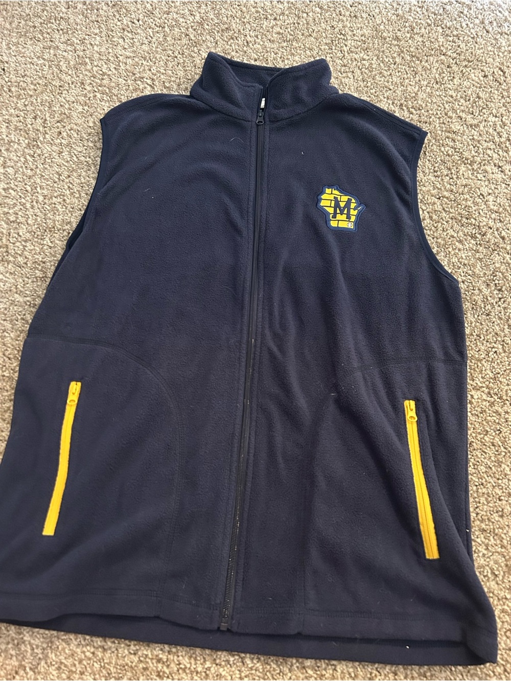 Milwaukee Brewers Fleece Vest